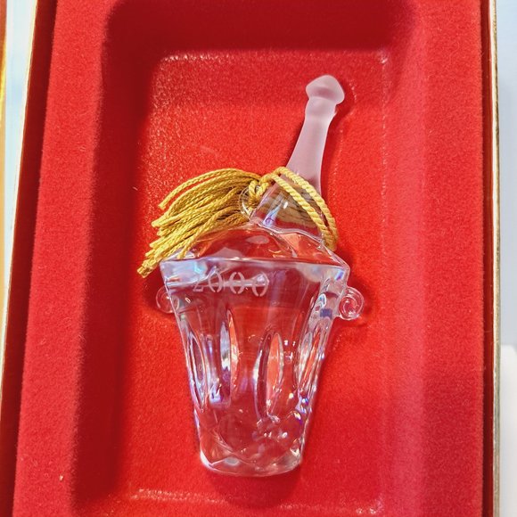 Gorham 2000 Champagne Bucket Christmas Tree Ornament USA - Picture 4 of 7